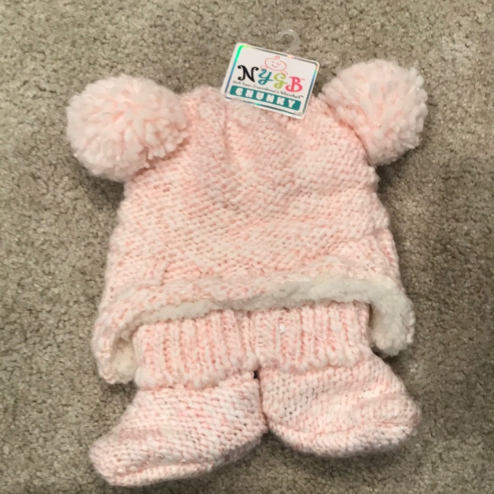 Booties and hat